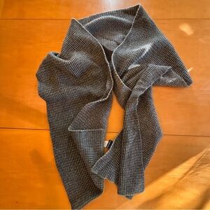 Overland grey, white, cashmere scarf
